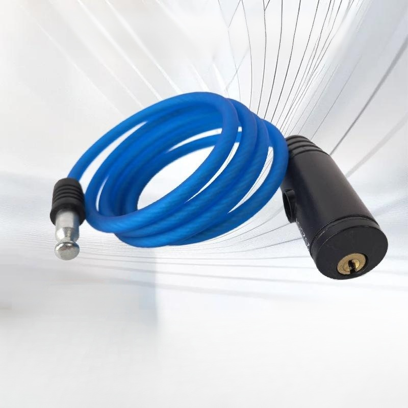 Anti-theft lock for mountain bike accessories