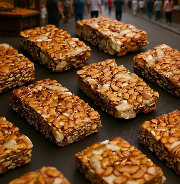 ギフト用亜麻クルミショートブレッドラッピング