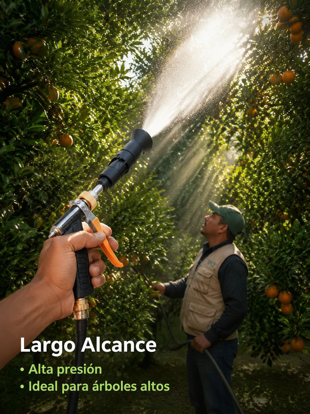Pistola pulverizadora de alta presión para máquina de fumigación