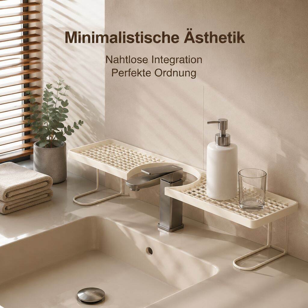 Ablage für Waschbecken und Badutensilien