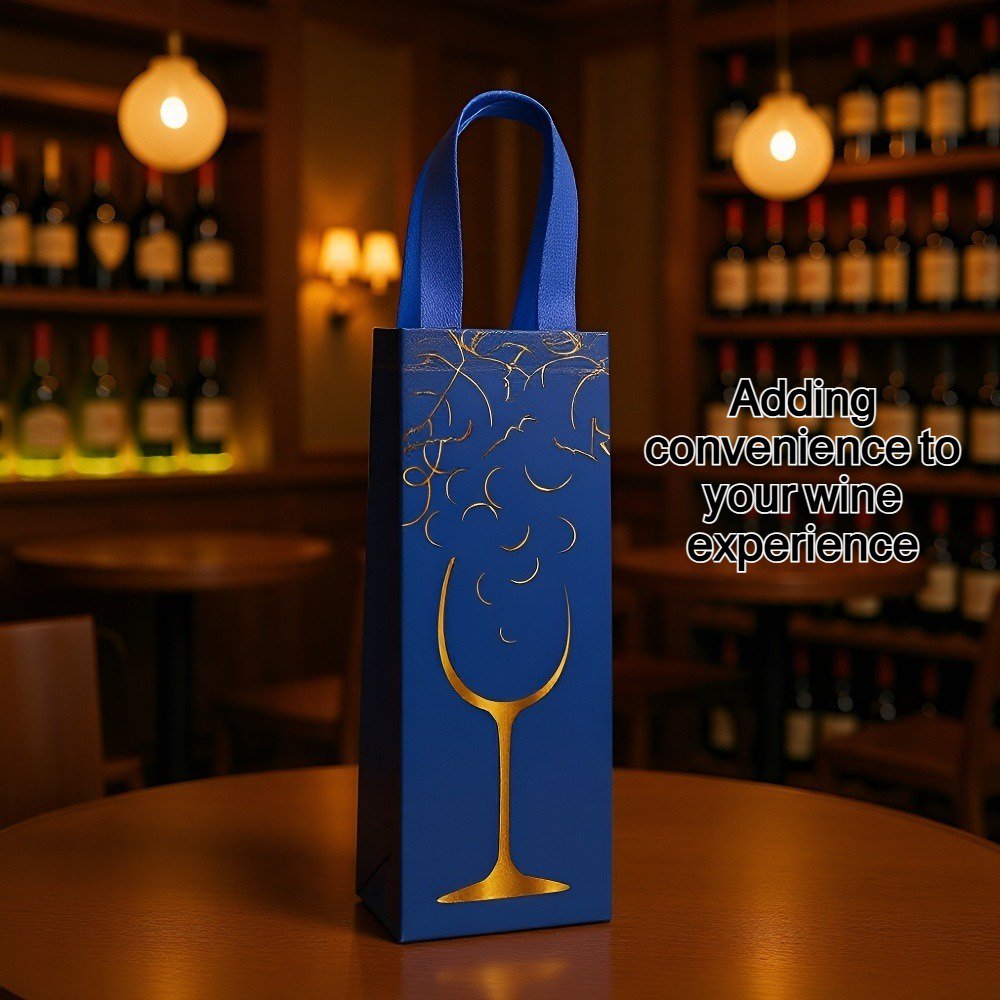 Durable reusable wine tote bags in bulk