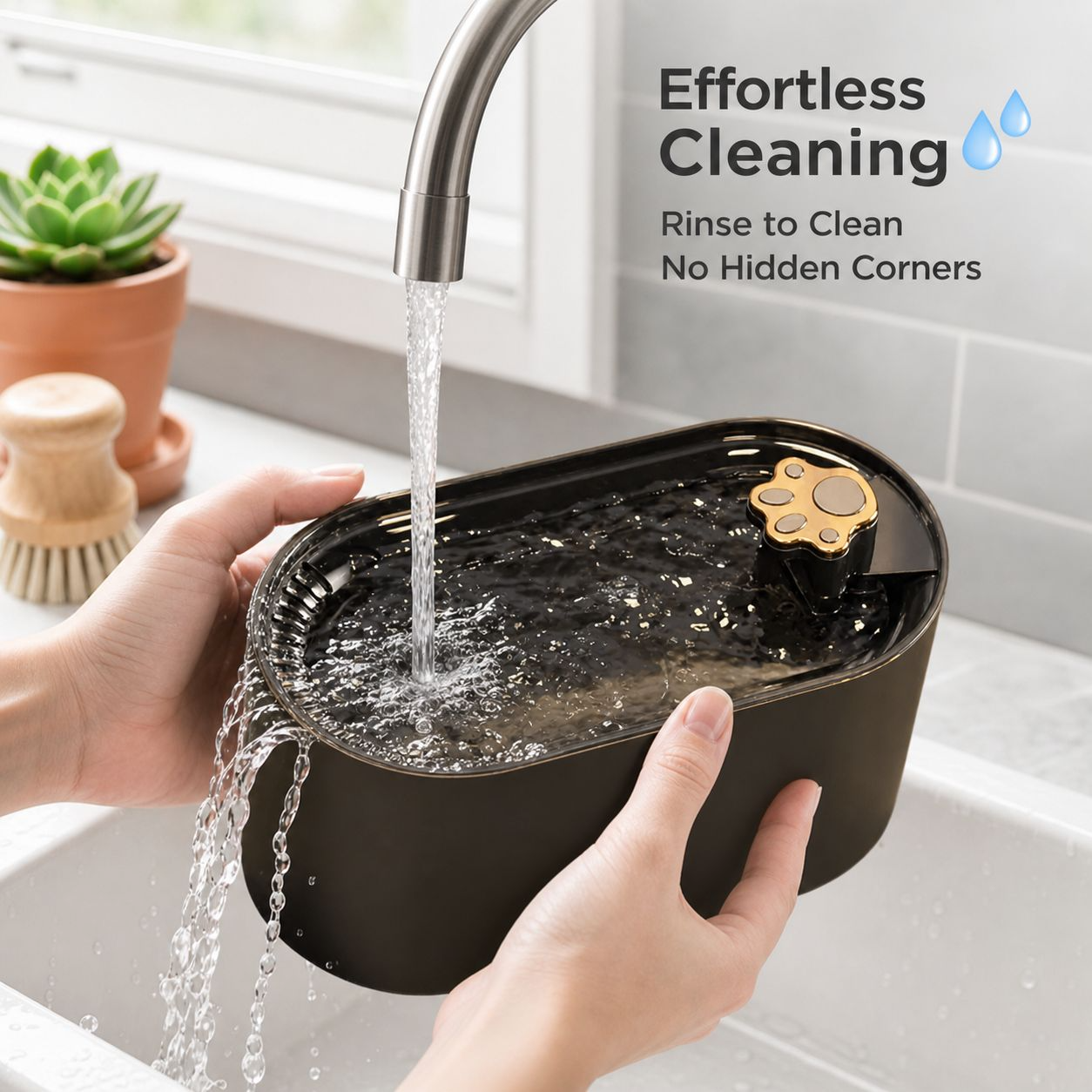 Smart Automatic Cat Water Fountain, Circulating Filter, Silent Pet Water Pump