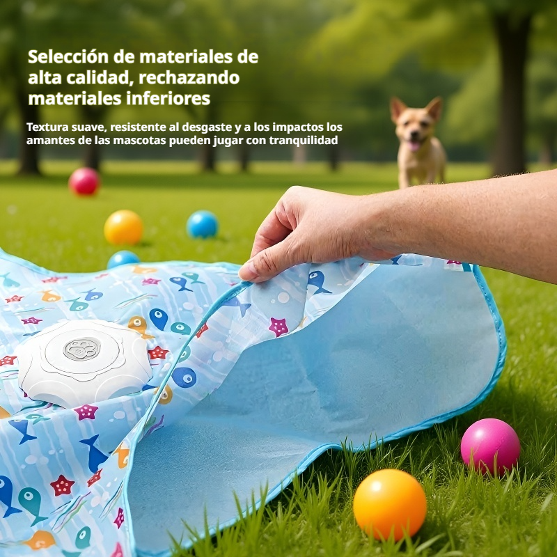 Mesa interactiva automática para gatos con doble rueda