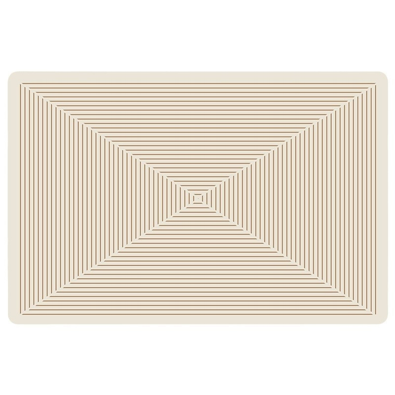 Cream Style Diatomaceous Earth Bathroom Mat