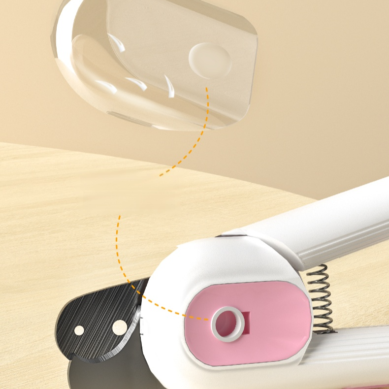 Cat nail clippers and file with light
