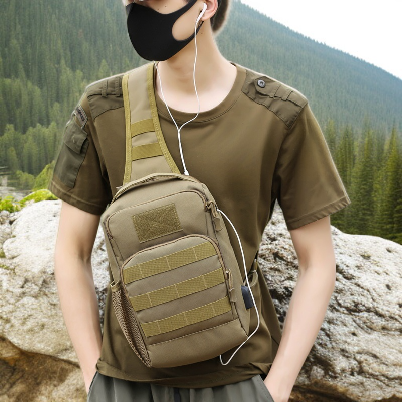 حقيبة ظهر رجالية عصرية للرياضة والتمويه