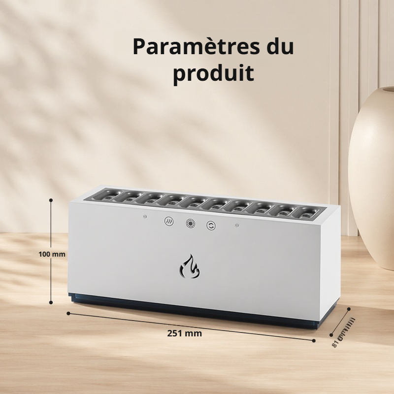 Humidificateur multifonction coloré et compact