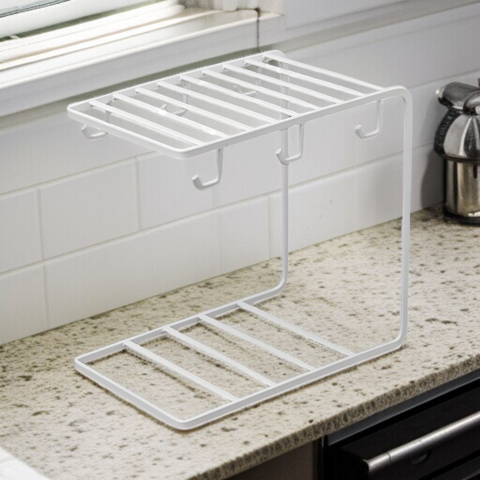 カップラック、ウォーターカップ収納ラック、カップ収納、ドレンカップ仕切りラック、ティーセット収納ラック、逆さまのコーヒーカップバー