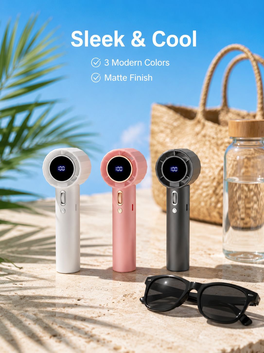 USB Rechargeable Mini Outdoor Handheld Turbo Fan