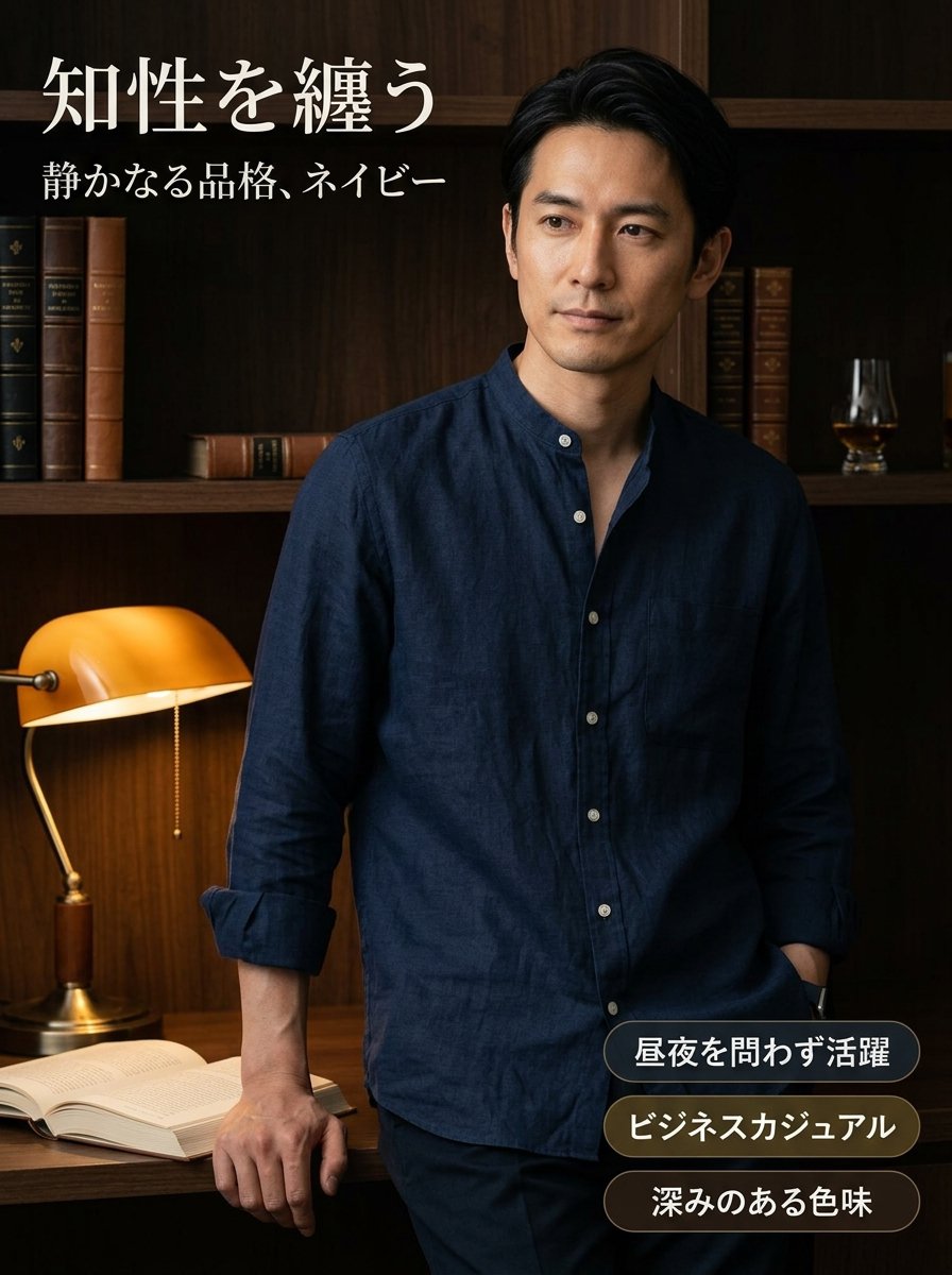 メンズ高級ビジネスリネンシャツ フレンチラグジュアリー柔らかく快適な春シャツ