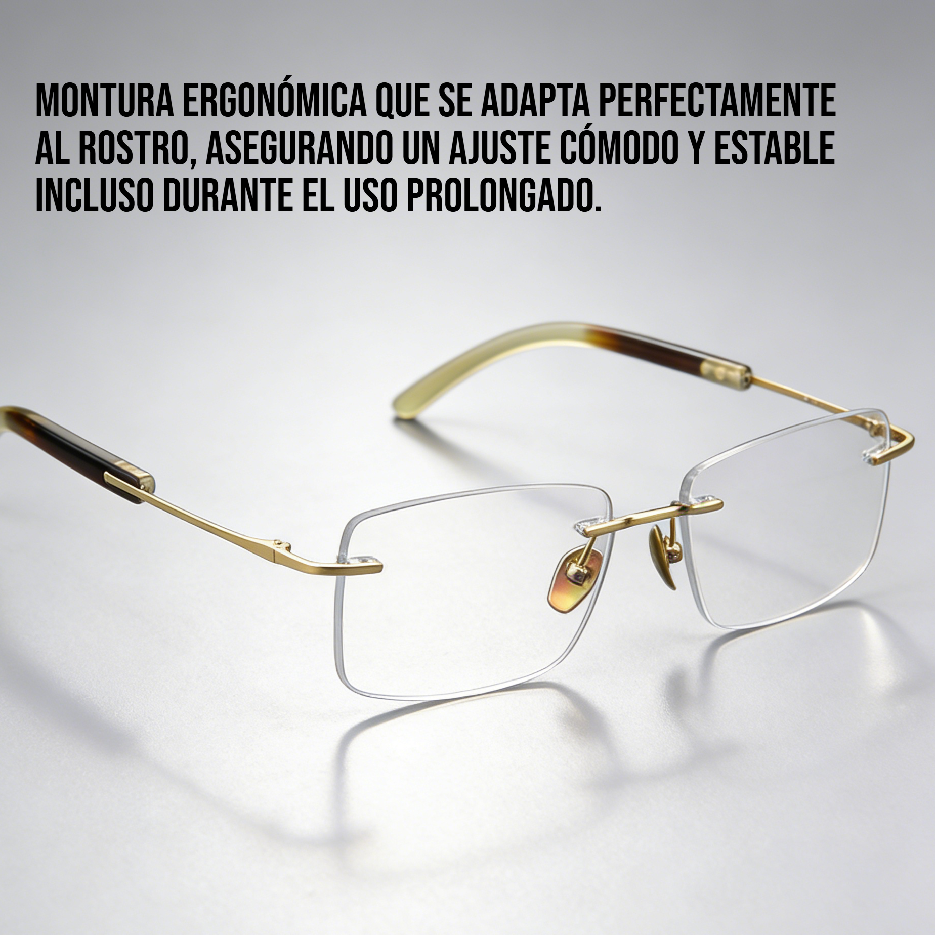 Gafas de lectura retro de titanio puro con diseño ultraligero