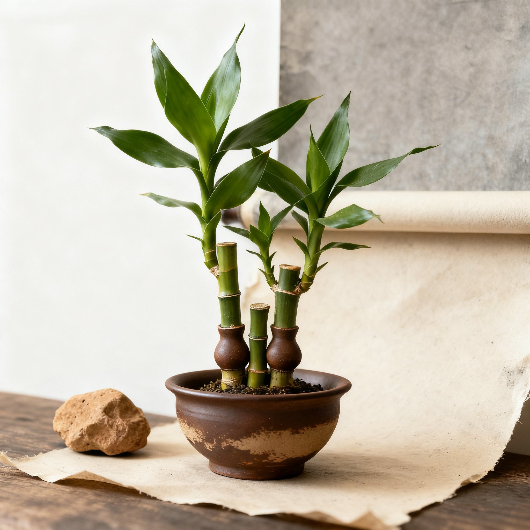 ไผ่กวนอิมในกระถางสำหรับตกแต่งบ้าน