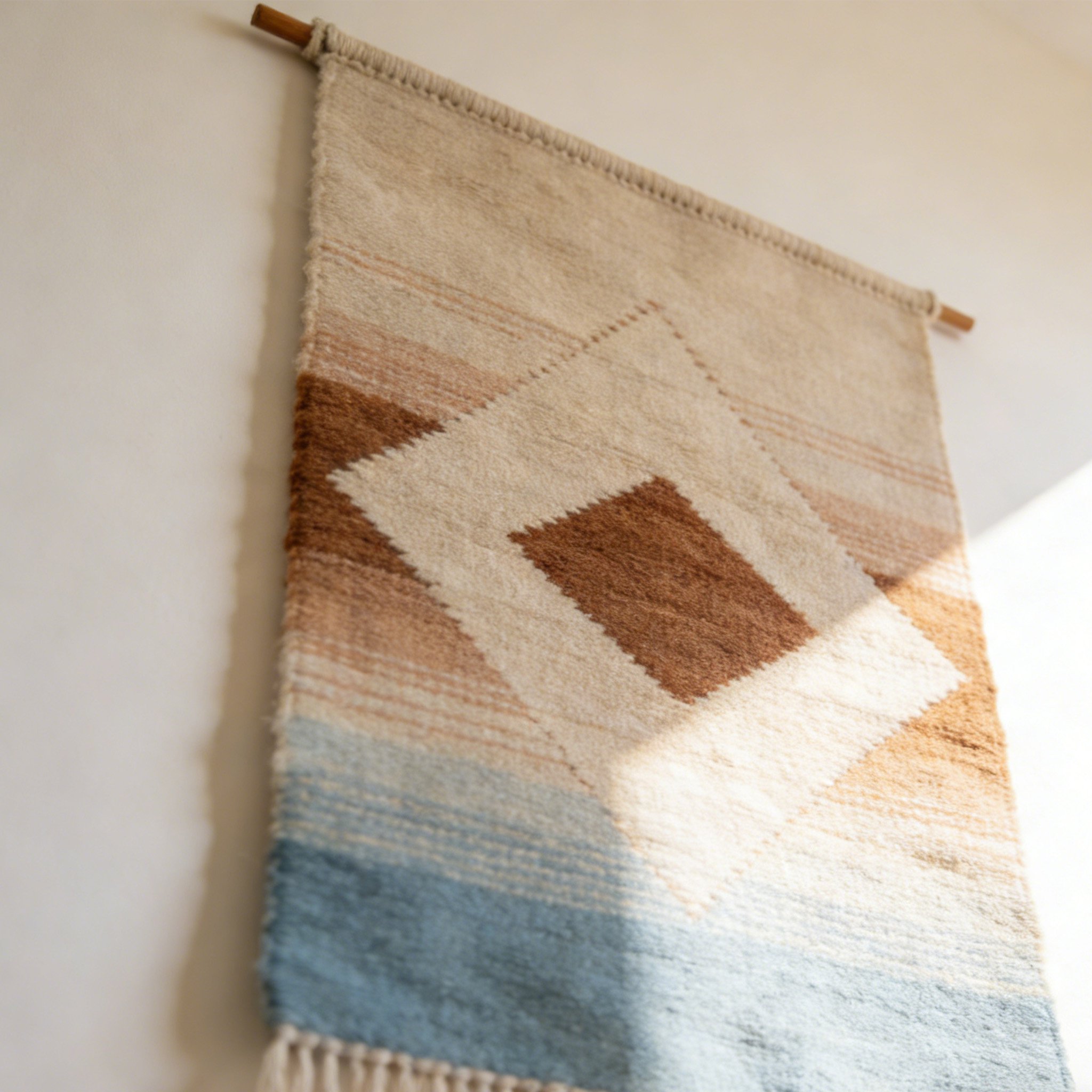 Minimalist Modern Fabric Wall Hanging