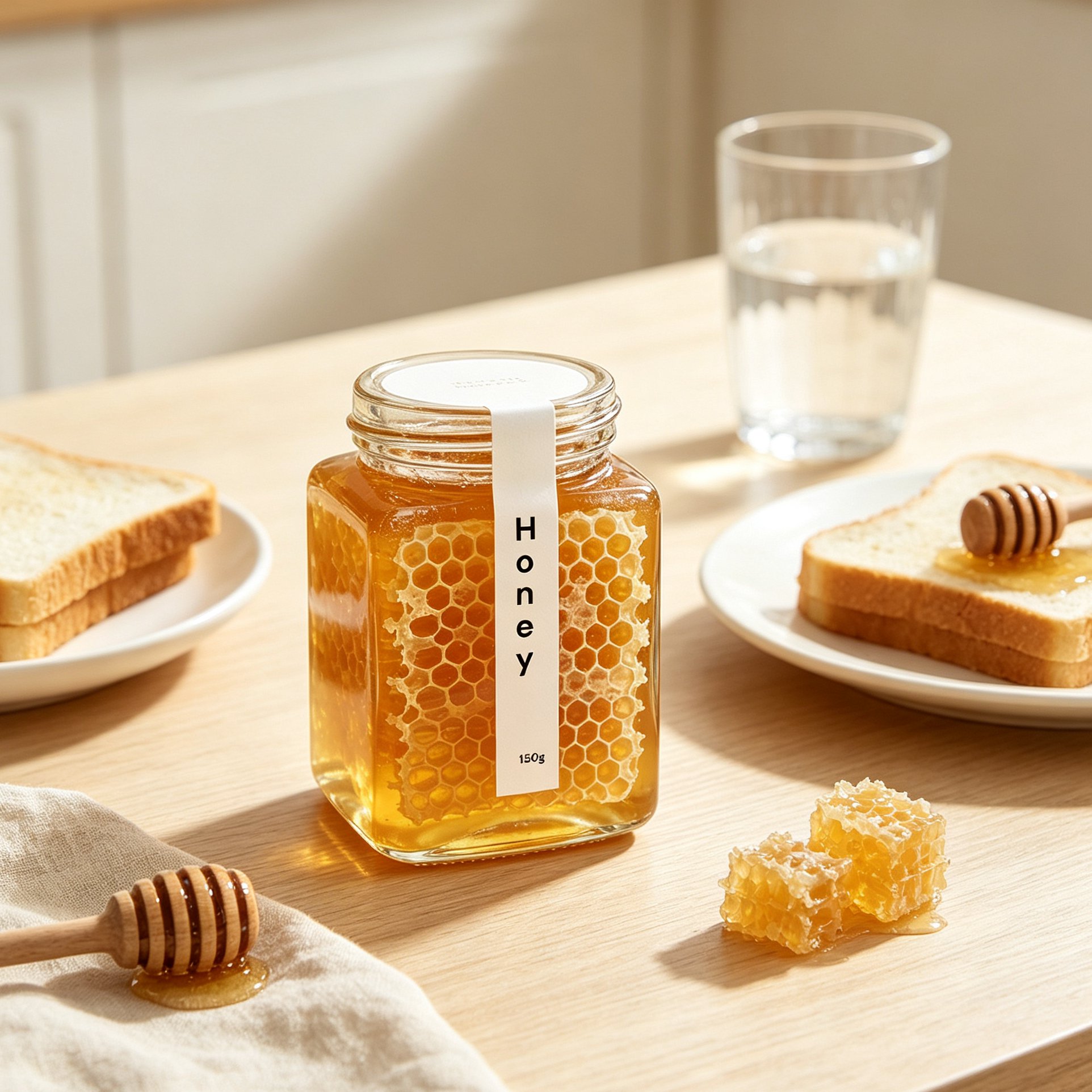 Artisanal honey collection gift set