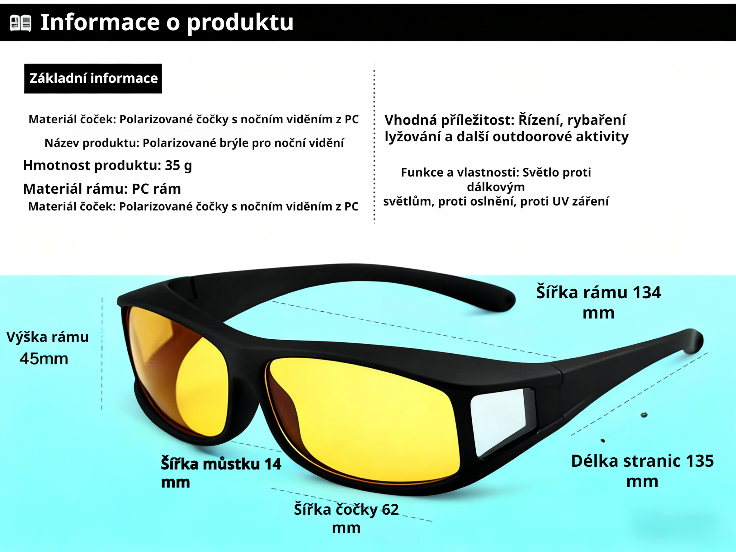  Sluneční brýle pro řízení s krátkozrakostí