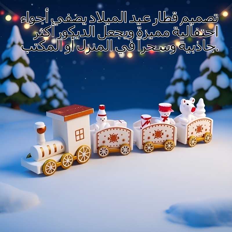 عيد الميلاد موضوع القطار
