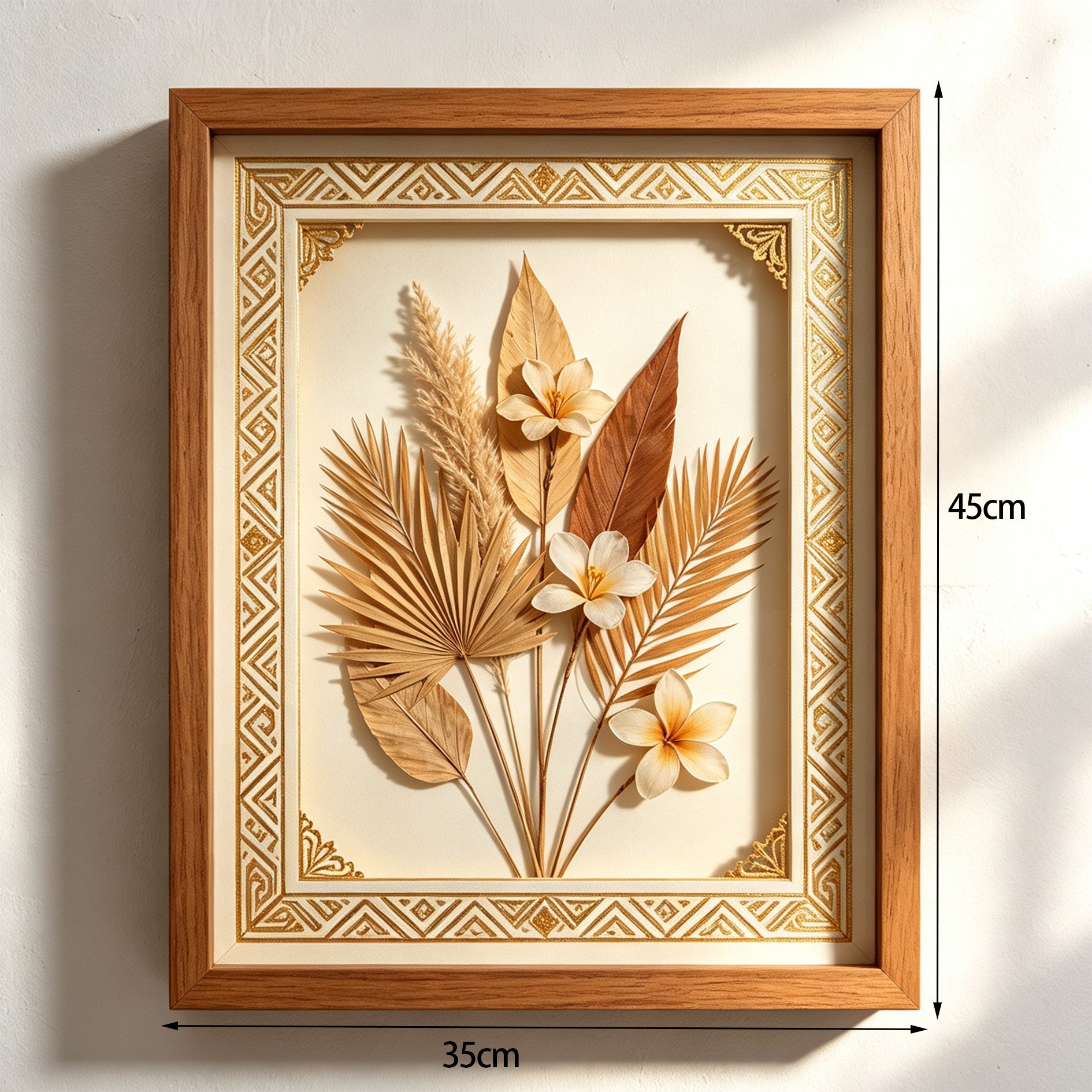 ของขวัญสุดพิเศษที่ทำจากธรรมชาติ กรอบรูปดอกไม้แห้ง