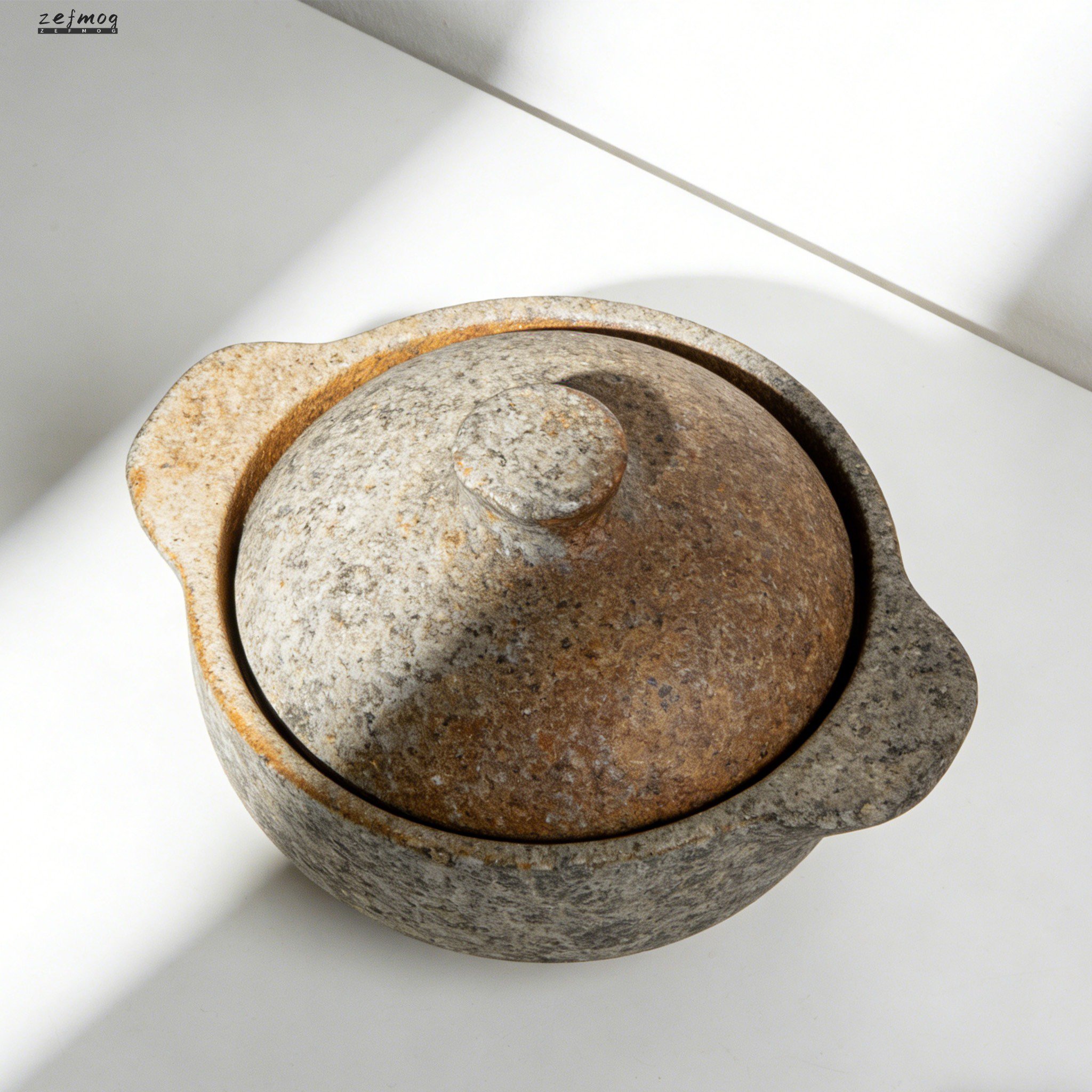 直火対応の耐熱石鍋鍋底のアップ