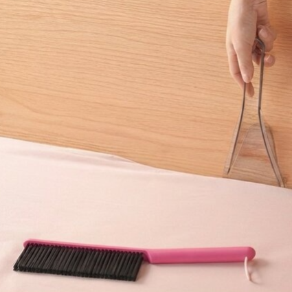 Aspiradora 2 en 1 para cama, cepillo suave para eliminar polvo y limpiar sofás