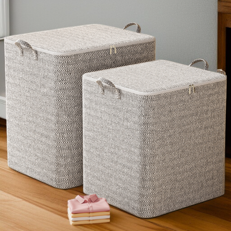 家庭用収納ボックス 大容量専用収納バッグ 引越し整理 収納キルト 収納ボックス 衣類収納バッグ