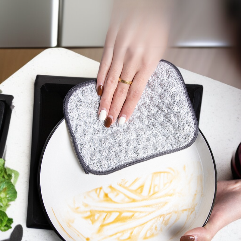 은사 면사 수건 은사 수건 세척이 용이한 주방 이중 두께로 기름이 잘 묻지 않음