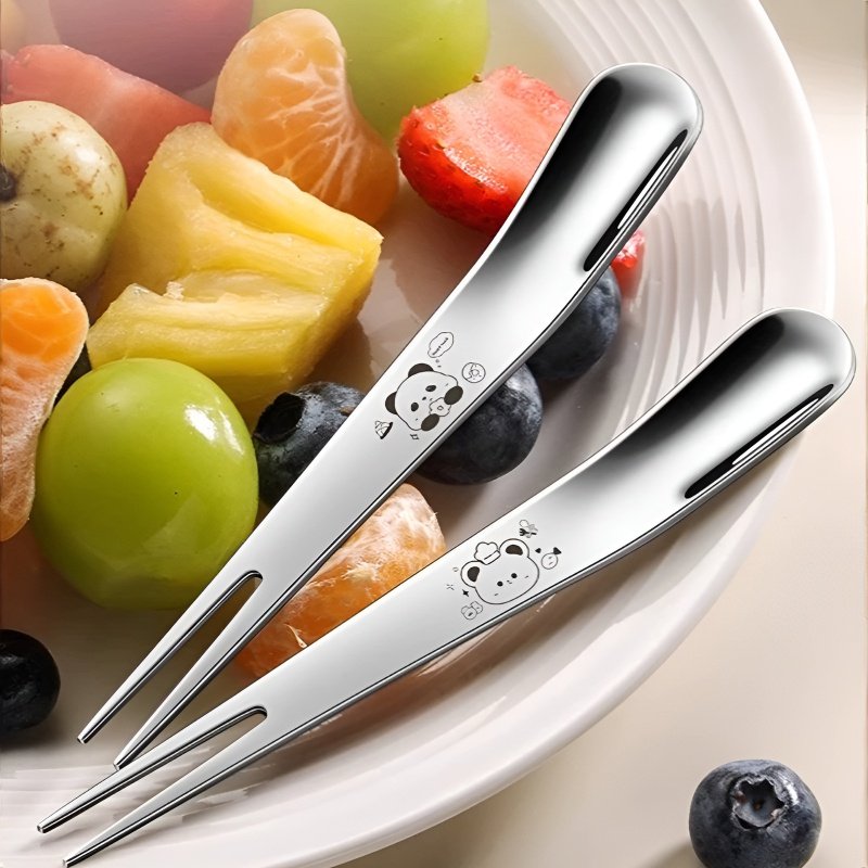 스테인리스 미니 과일 포크 6개입