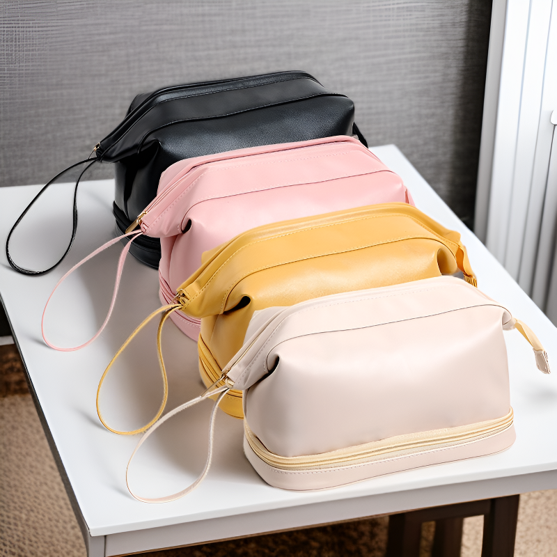 Fashion PU Travel Toiletry Organizer Bag