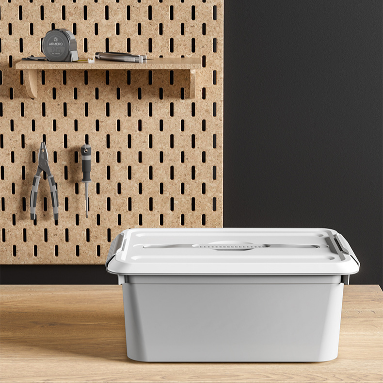 家用工具箱 双层家用收纳箱子 多功能五金分类收纳工具箱 车载防静电工具箱