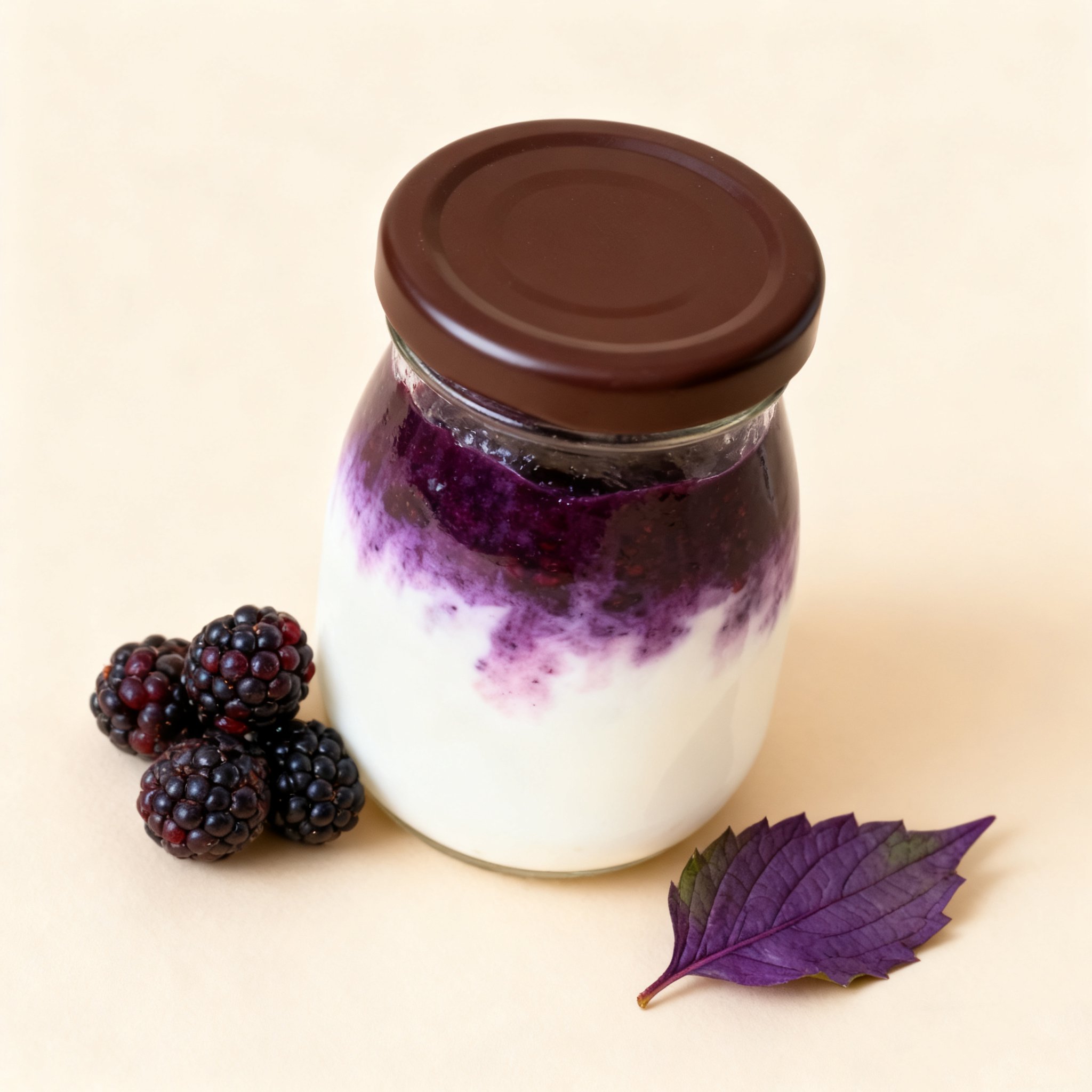 Kyselo-sladký jogurt s moruší 300g - balení 6 kusů