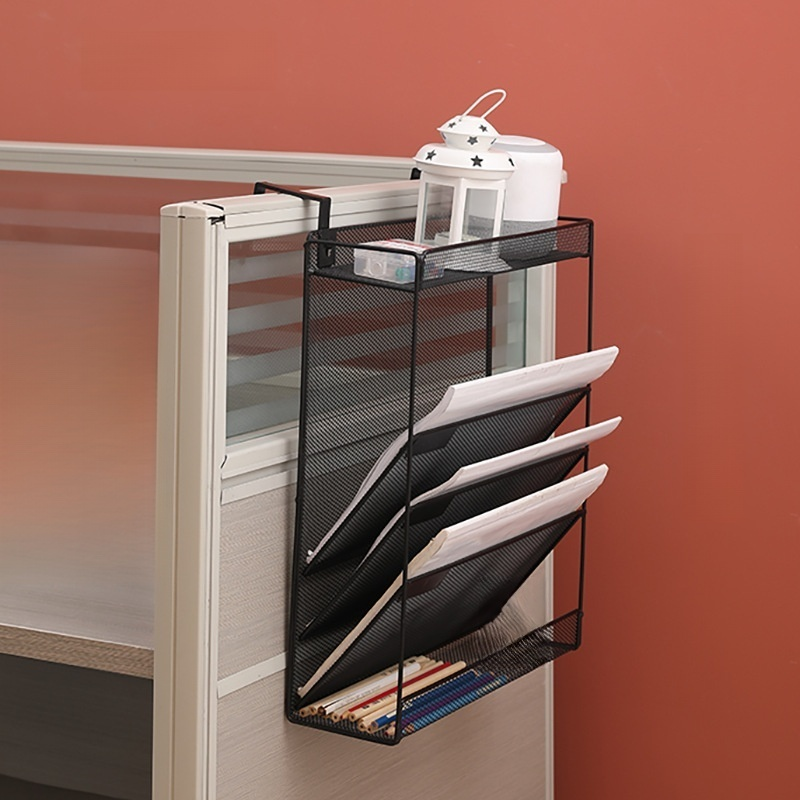 ชั้นวางของติดผนังสำหรับโต๊ะ ทำจากโลหะ แขวนผนังได้