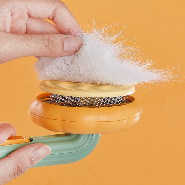 Kamm in Kürbisform für Katzen