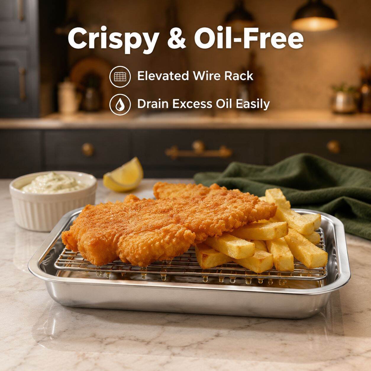 Stainless Steel Rectangular Tray