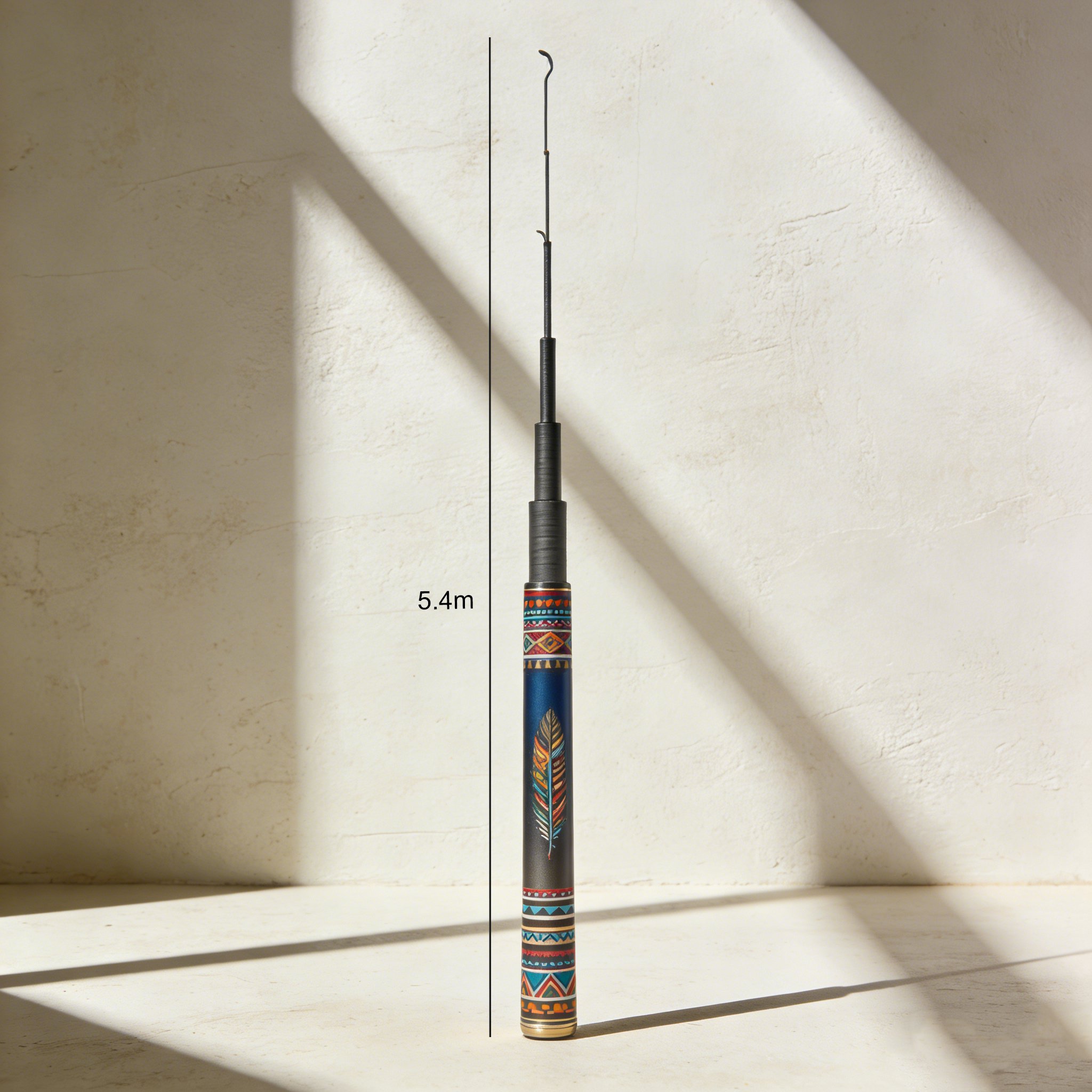 튼튼한 카본 소재 낚싯대