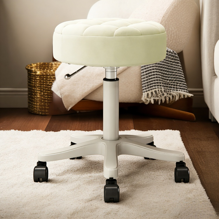 家庭用多機能円形理髪チェア滑車付き金具