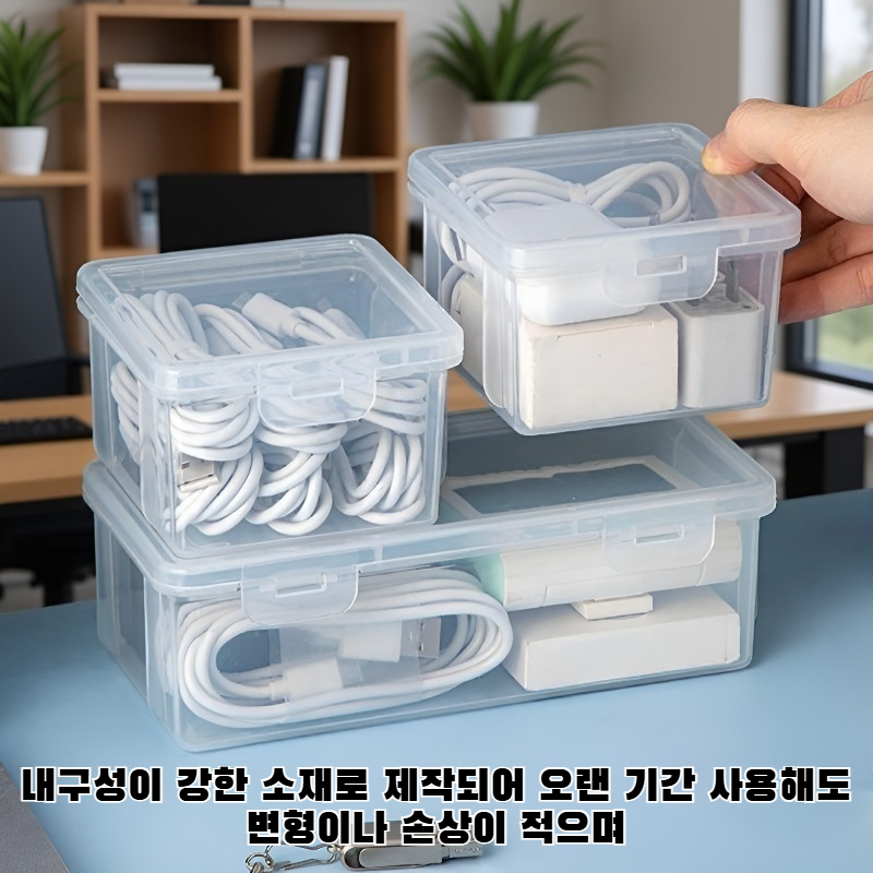 데이터 케이블 보관함 전체 이미지