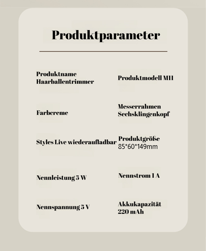 Fusselentferner für Möbel und Stoffe