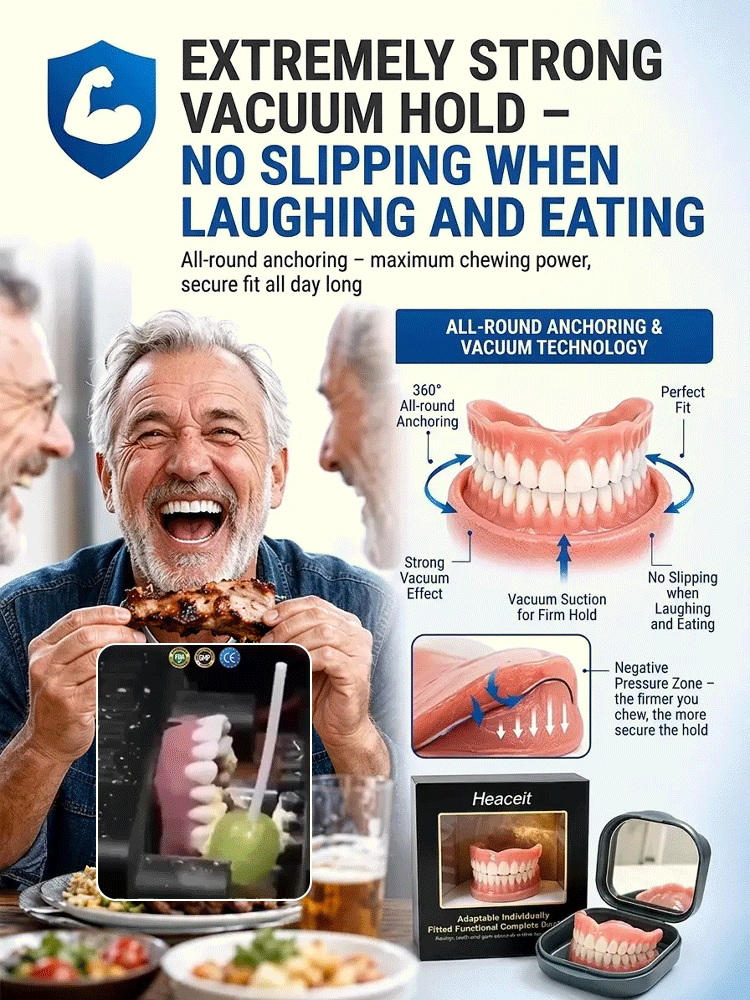 Revolutionary DIY Dentures: Medical Grade Silicone for Secure, Adhesive-Free Comfort