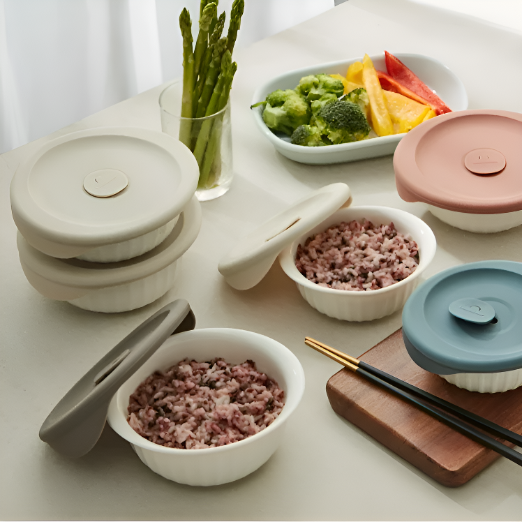 Tragbare Lunchbox aus Keramik