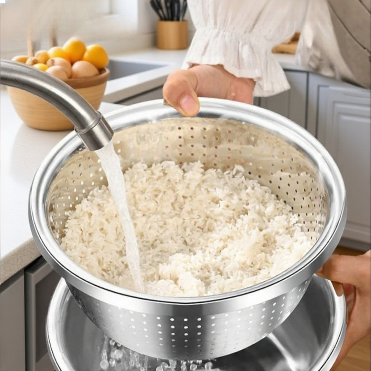 Modern design stainless steel drain basin for bathrooms