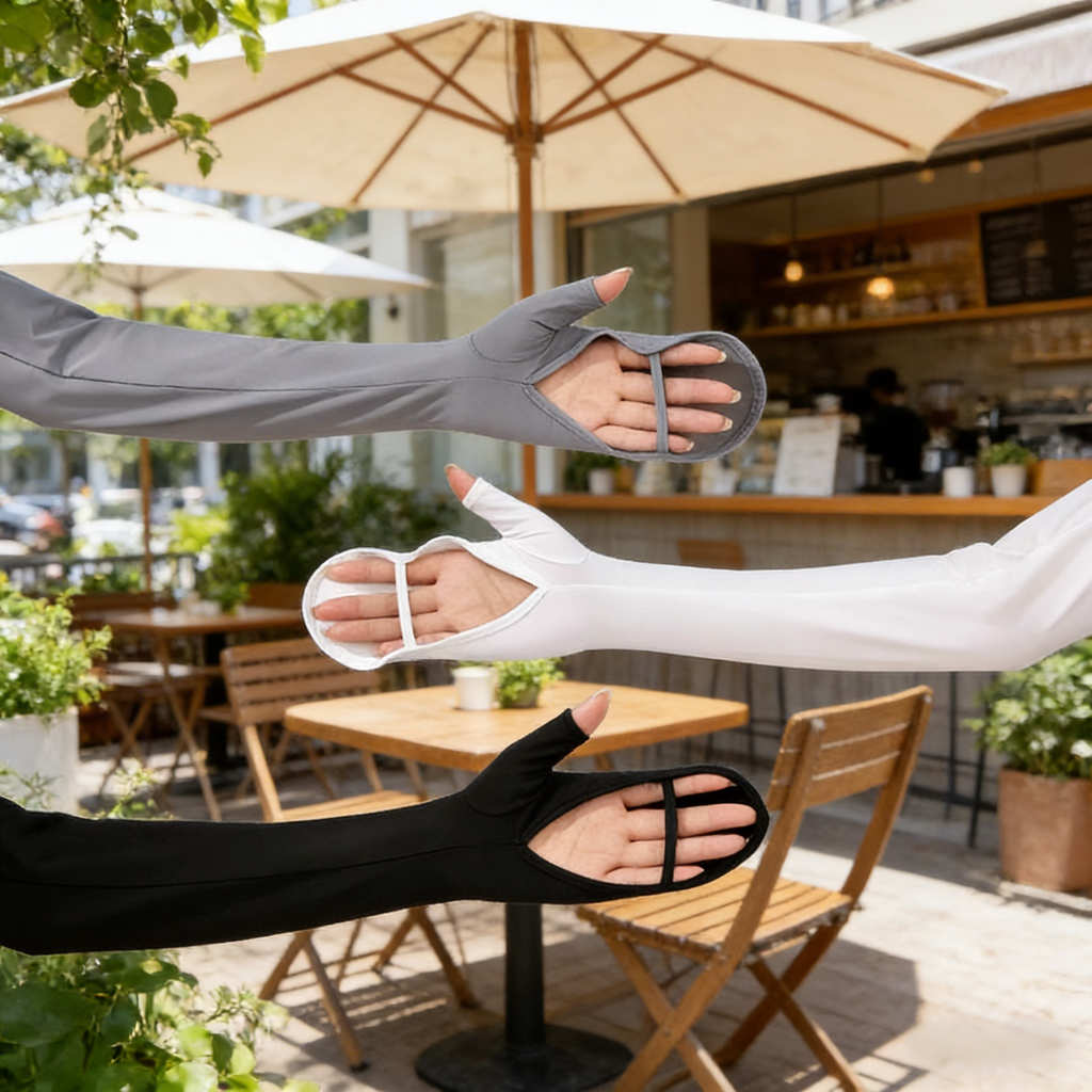 Cycling Arm Sleeve Gloves Integrated Ice Sleeve