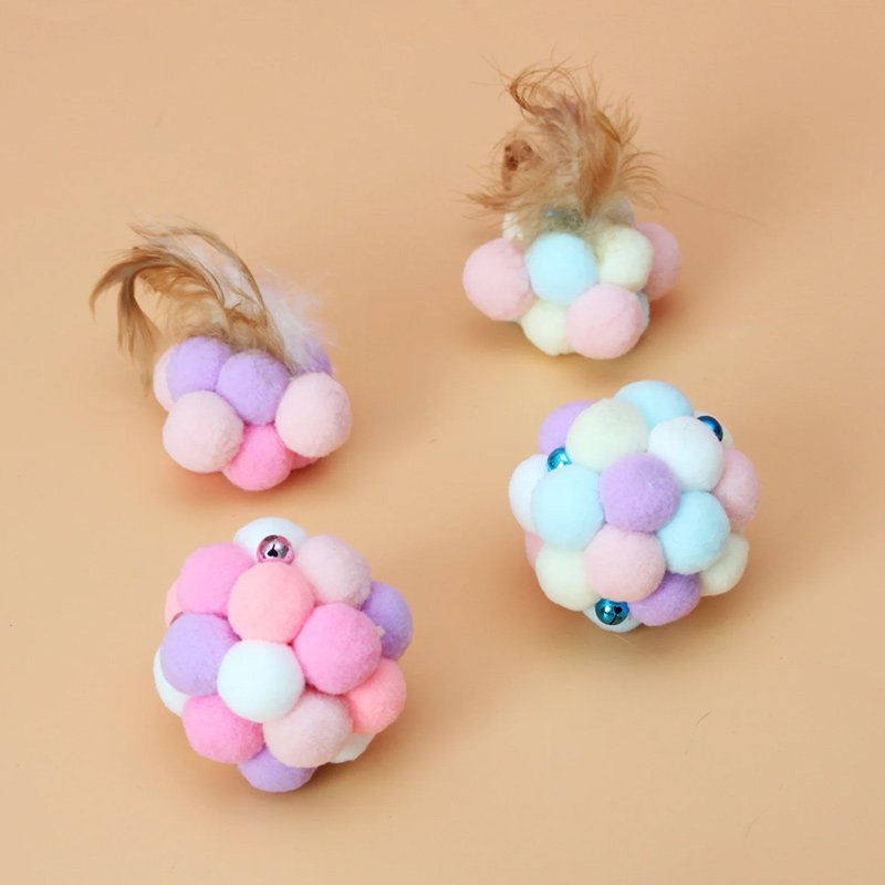 ของเล่นสัตว์เลี้ยงตุ๊กตาบอล