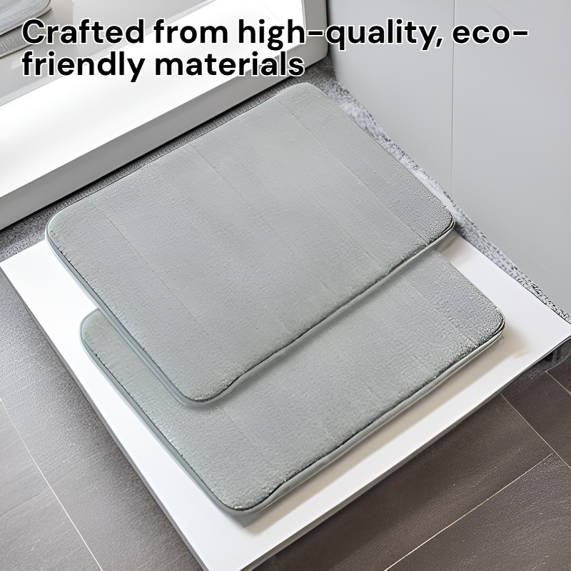 Gentle non-slip bathroom mat
