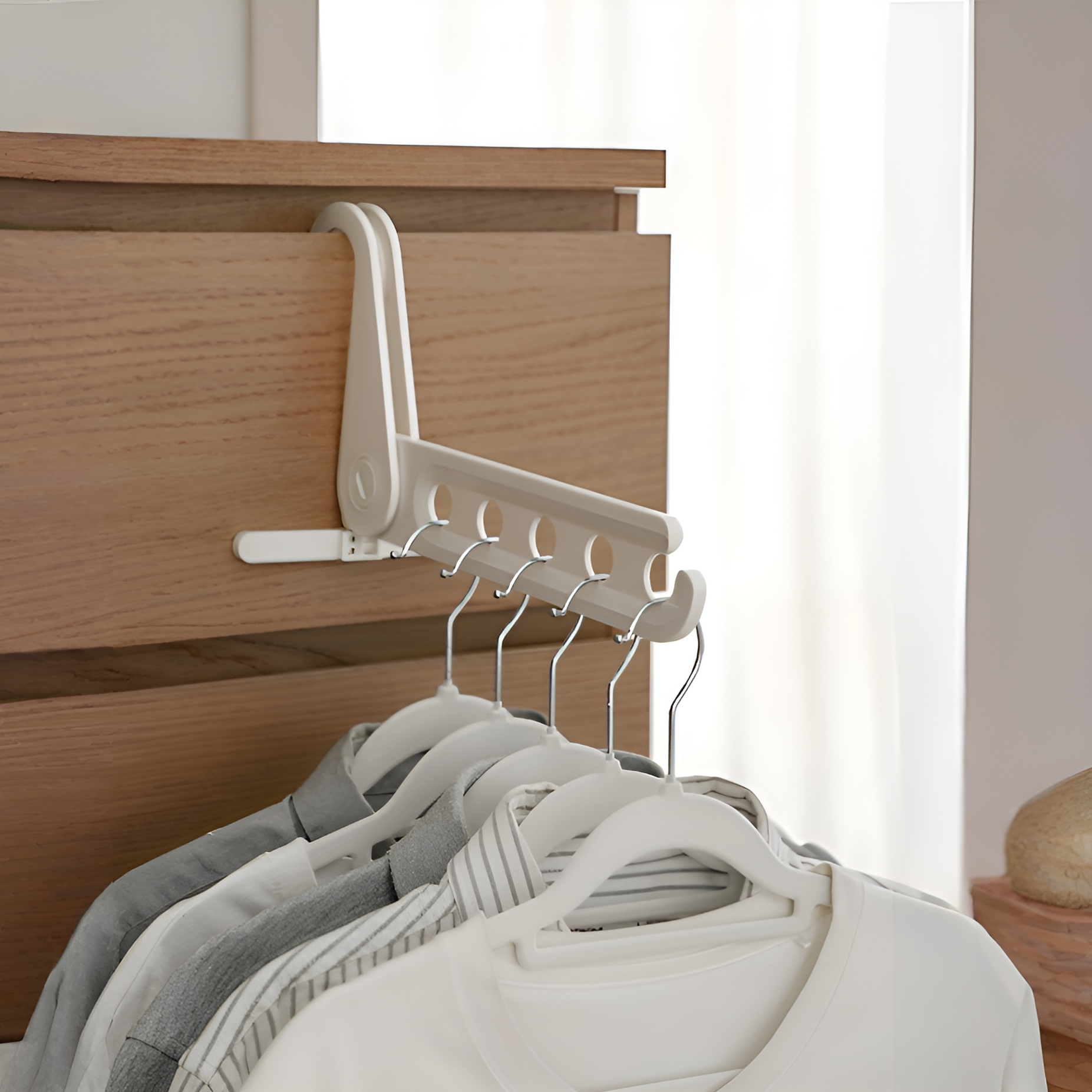 Faltbarer Reise-Kleiderbügel, Haushalts-Kleiderbügel, tragbarer Reise-/Hotel-Multifunktions-Kleiderb