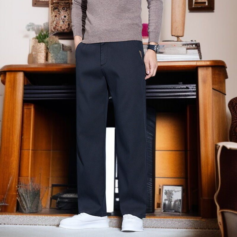 라이트 럭셔리 남성 팬츠 가을 남성 캐주얼 팬츠 와이드 팬츠