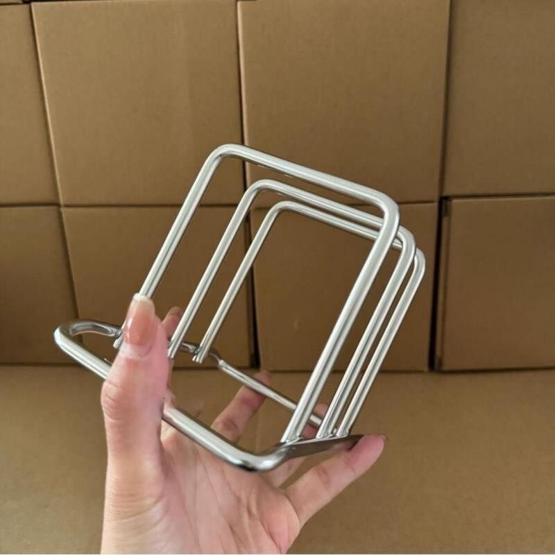 家庭用ステンレス鍋蓋収納ラック