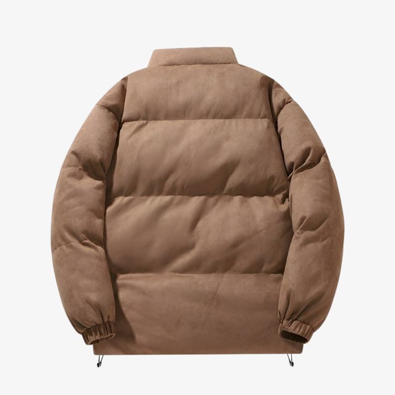 Chaqueta acolchada casual de gran tamaño para hombre