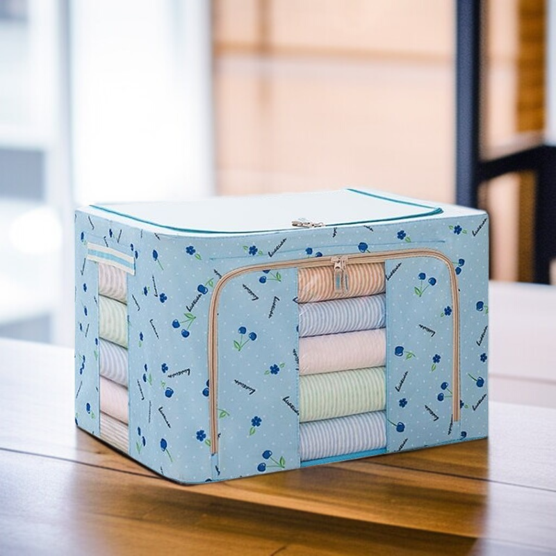 가정용 수납함 접이식 백납장 의류 정리함 이불 수납함 가정용 옷장 수납