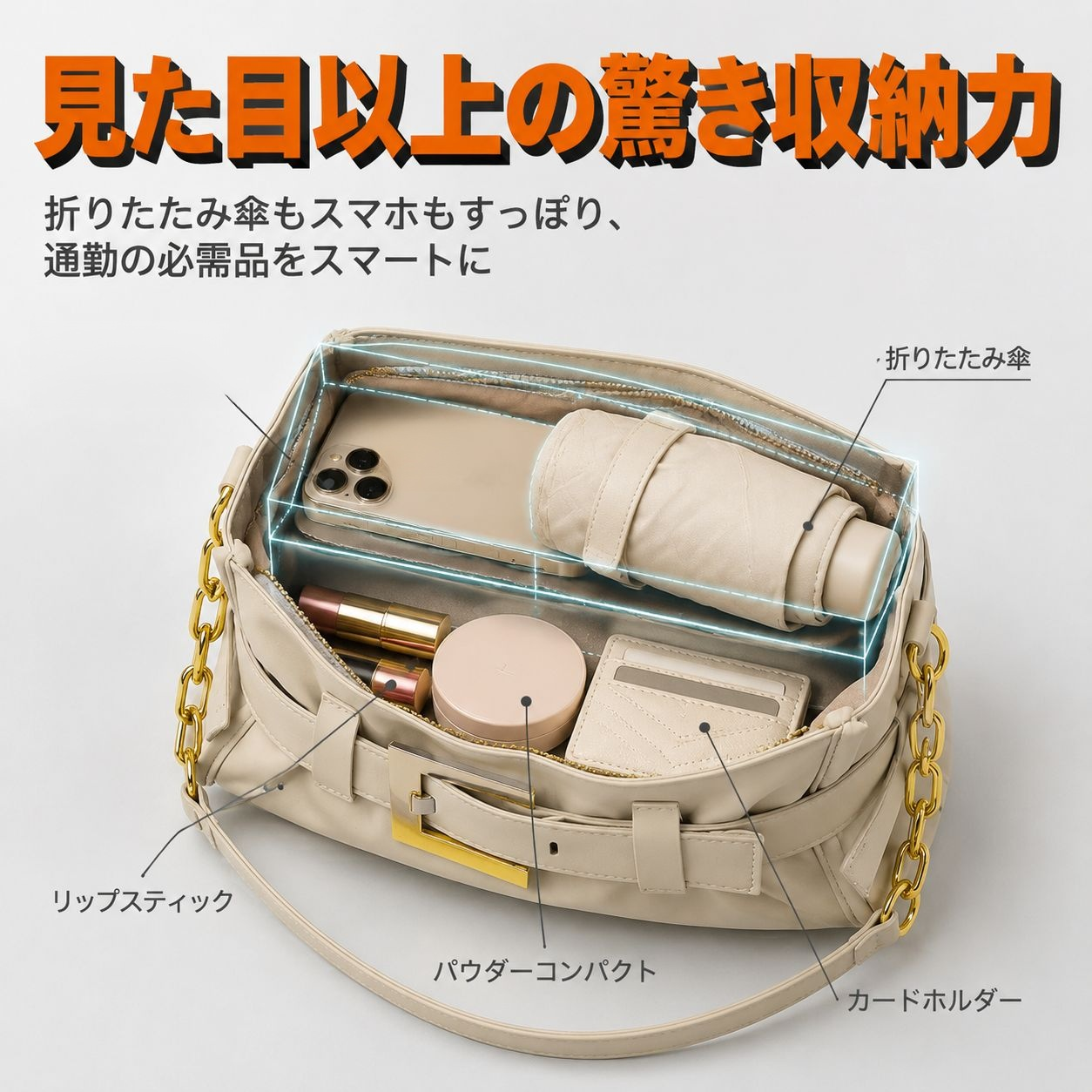 2025新作レディース万能プリーツバッグ 個性的な通勤ワンショルダーバッグ