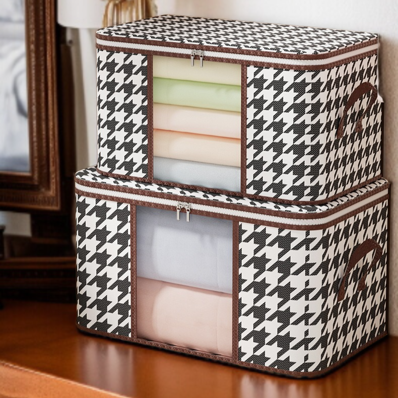 가정용 초대형 의류 정리 가방 면 이불 가방 수납함 방습 방진 수납 가방 전용 수납 이사 초대형 수납함