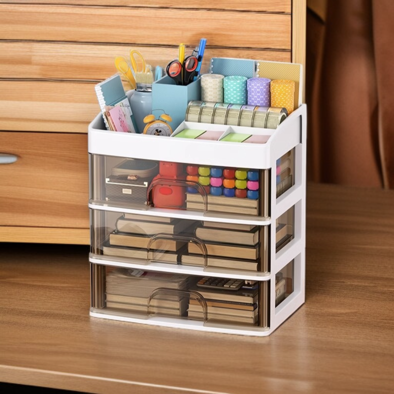 모던한 디자인의 책상용 수납장